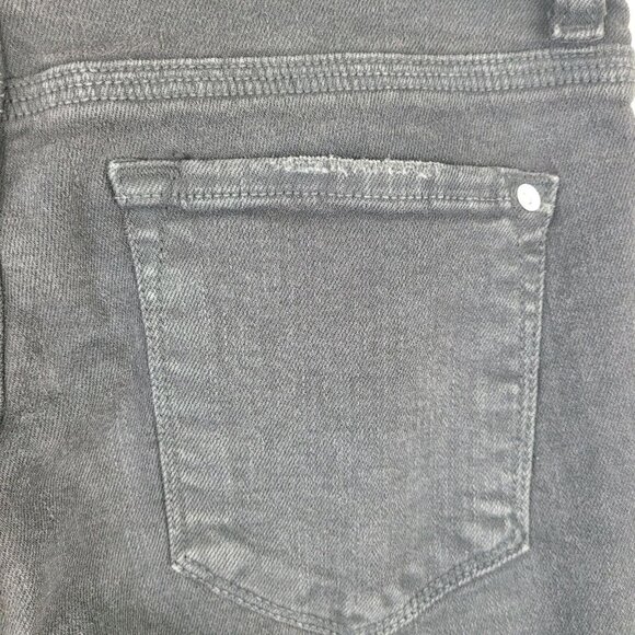 Baldwin Sz 27 Karlie Jeans High Rise Cropped Skinny Light Black Wash Exc Cond - Picture 9 of 11